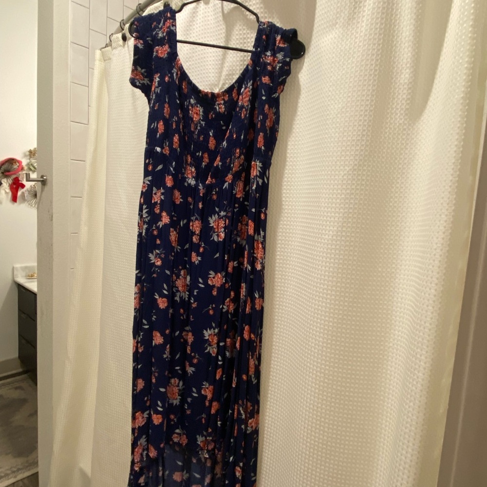 Torrid Navy Floral Maxi Dress